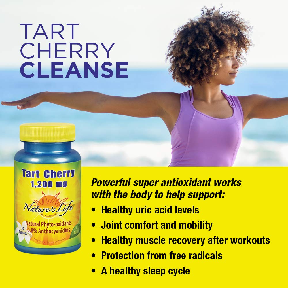 Nature's Life Tart Cherry 1200mg 30 Tablets
