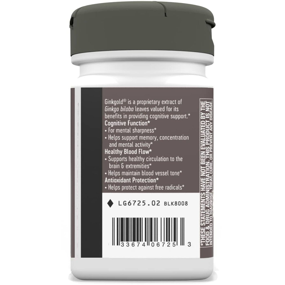 Nature's Way Advanced Ginkgold Extract - Cognitive and Memory Support - 50 Tablets