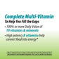 Nature's Way Alive! Garden Goodness Men's Multivitamin, One Serving of Veggies and Fruits, High Potency B-Vitamins, 60 Tablets