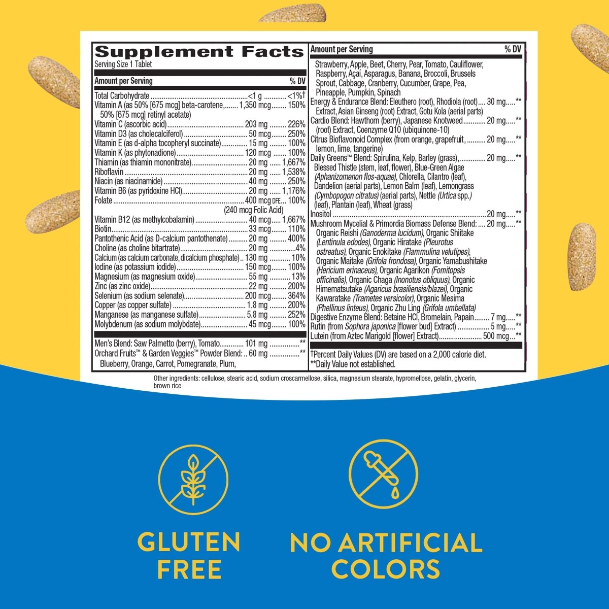 Nature's Way Alive! Men's Ultra Potency Complete Multivitamin, High Potency B-Vitamins, Energy Metabolism, 150 Tablets