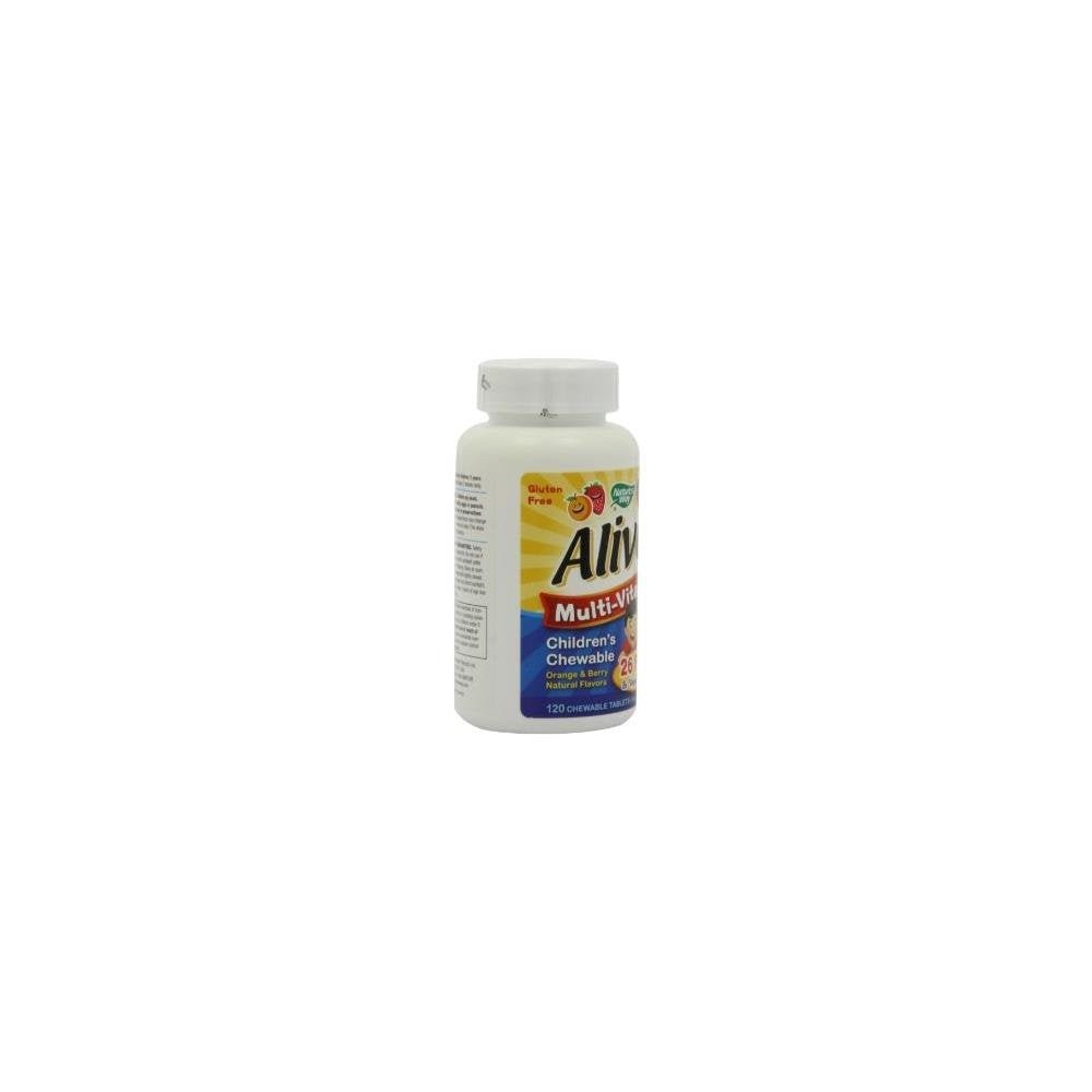 Nature's Way Alive! Multi-Vitamin Chewables for Kids - 120 Chewable Tablets