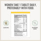 Nature's Way Alive!? Once Daily Women's 50+ Multivitamin, Ultra Potency, Food-Based Blends (60 mg per serving), 60 Tablets