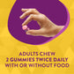 Nature's Way Alive! Premium Calcium + D3 Gummies, Supports Healthy Bones & Muscles, Strawberry and Raspberry Lemonade Flavored, 60 Gummies
