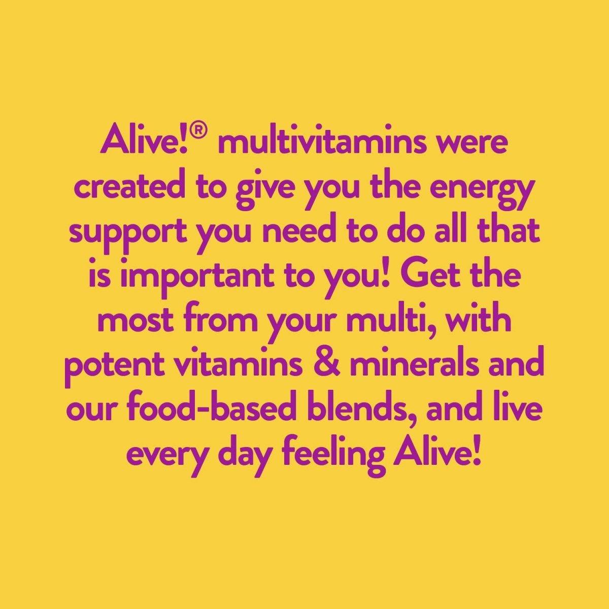 Nature's Way Alive! Women's Ultra Potency Complete Multivitamin, High Potency B-Vitamins, Energy Metabolism, 60 Tablets