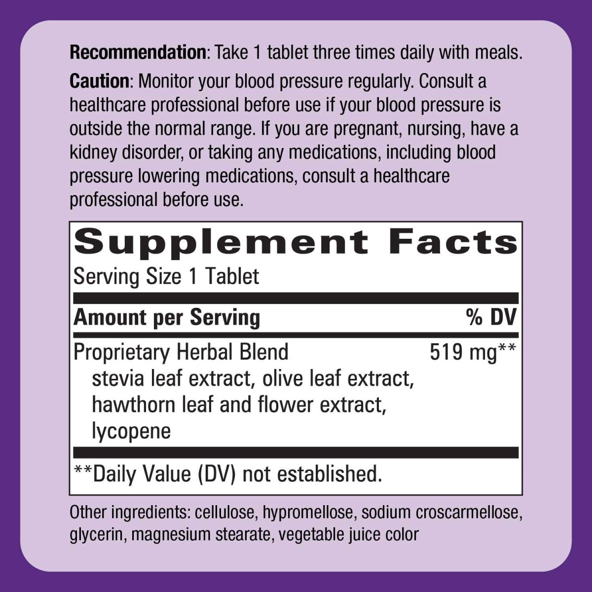 Nature's Way BP Manager Supports Healthy Blood Pressure, 90 Count