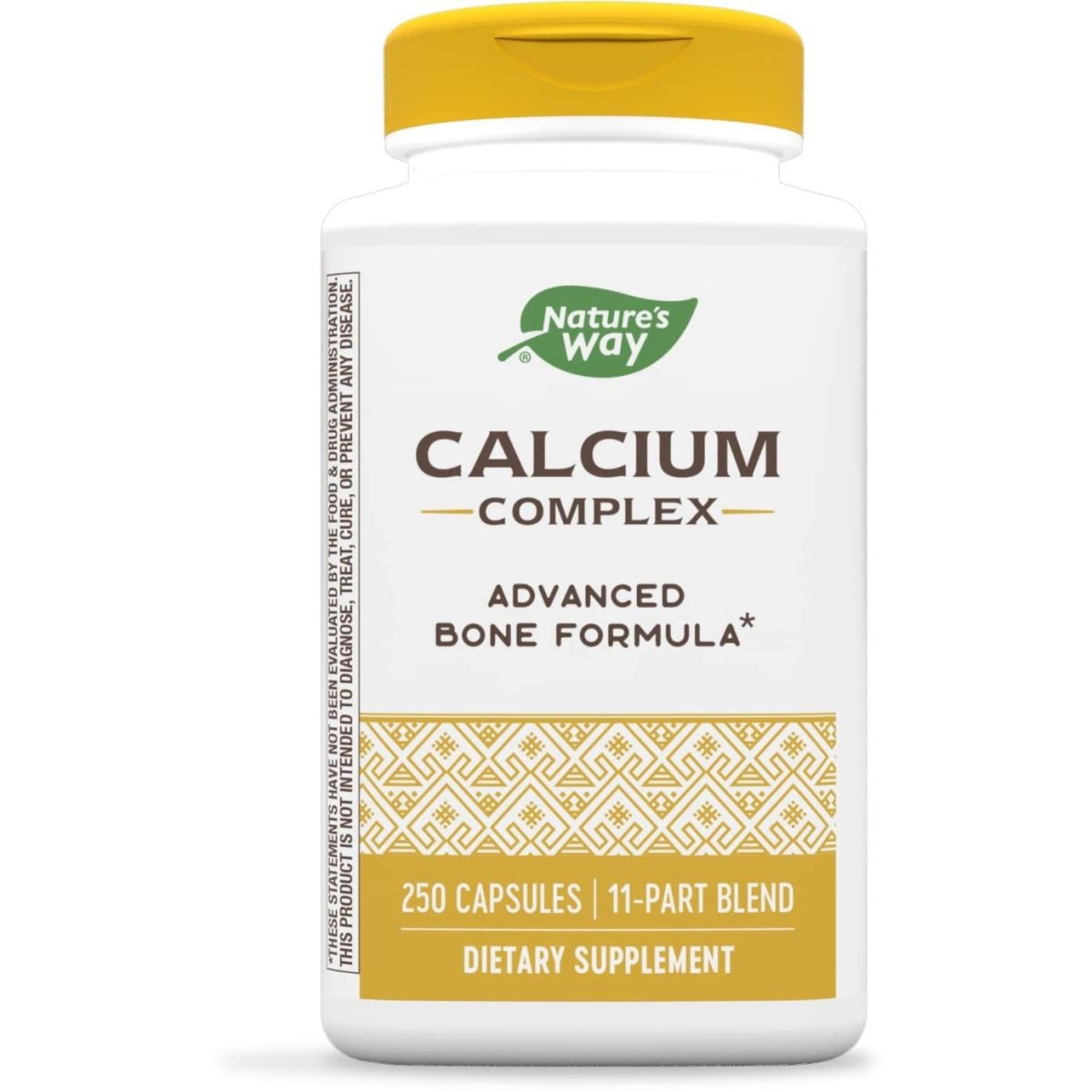 Nature's Way Calcium Complex Advanced Bone Formula, Helps Maintain Normal Bone Density and Development, 250 Capsules