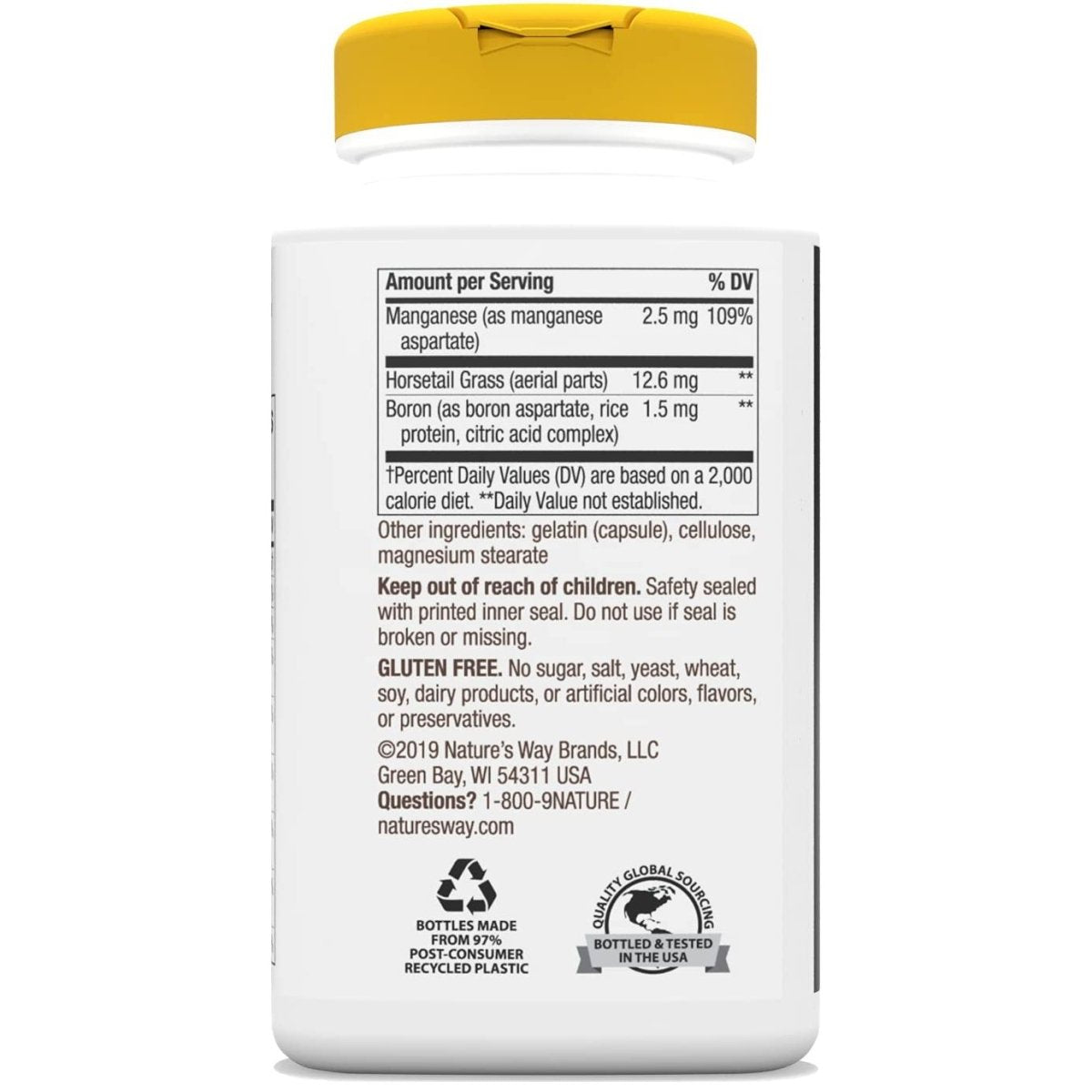 Nature's Way Calcium Complex Advanced Bone Formula, Helps Maintain Normal Bone Density and Development, 250 Capsules