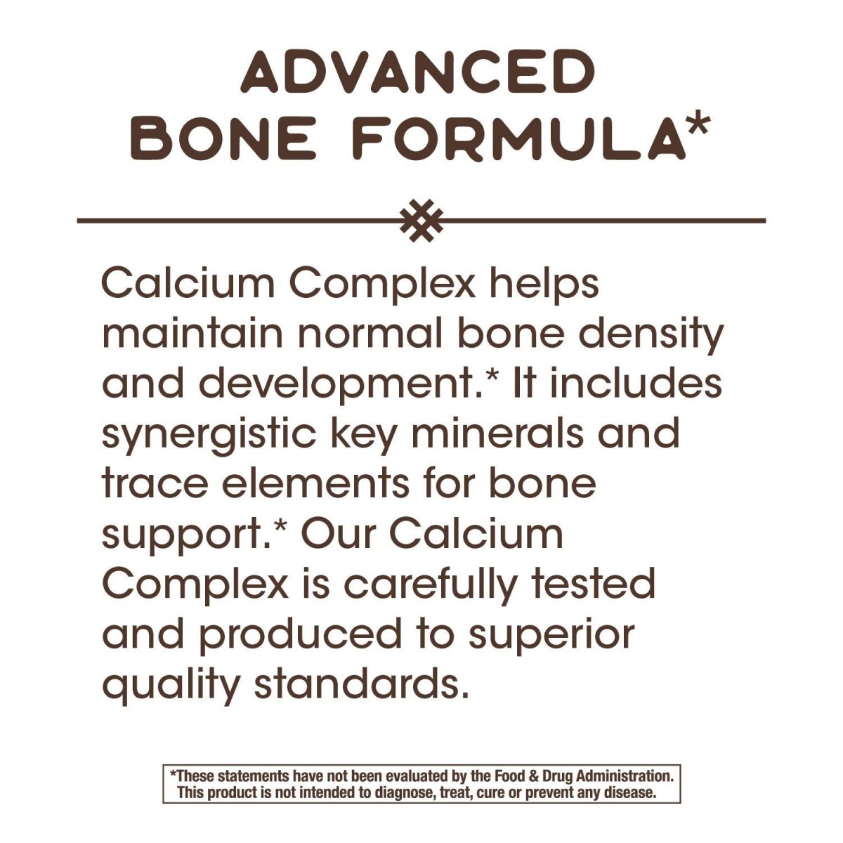 Nature's Way Calcium Complex Advanced Bone Formula, Helps Maintain Normal Bone Density and Development, 250 Capsules