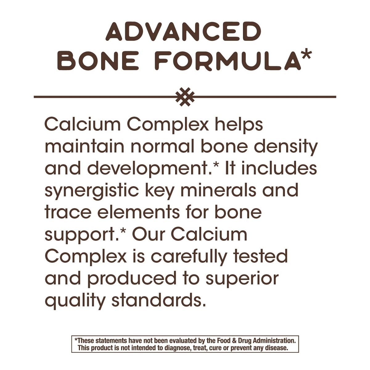 Nature's Way Calcium Complex Advanced Bone Formula