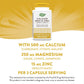 Nature's Way Calcium Magnesium & Zinc 250 Capsules