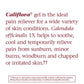 Nature's Way Califlora Calendula Gel, Temporarily Relieves Sunburn, Windburn & Chapped Skin??, 2.75 oz