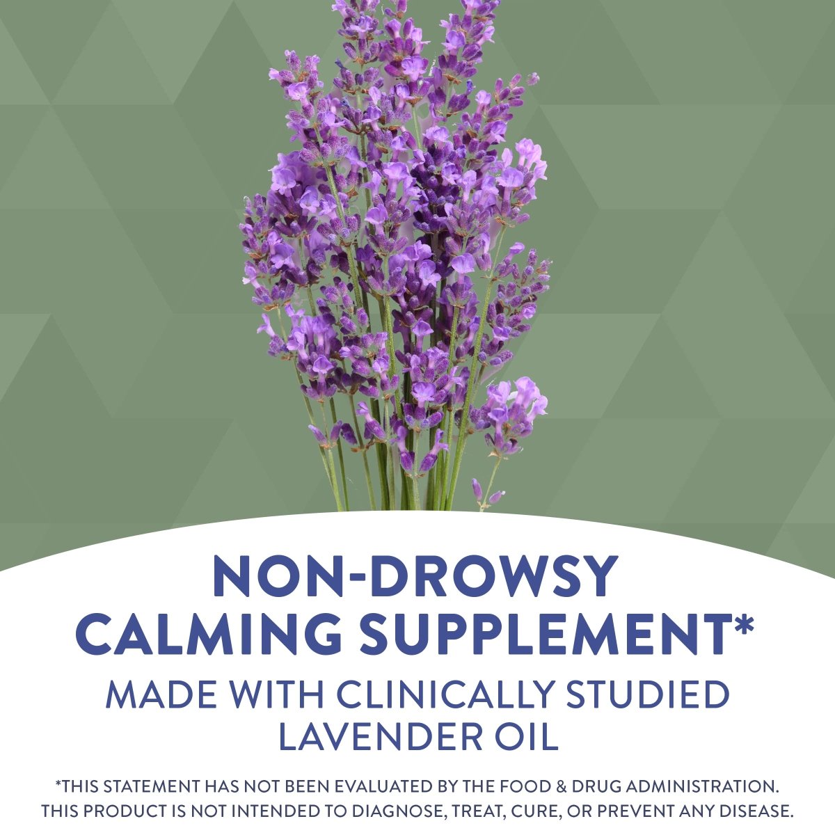 Nature's Way CalmAid, Non-Drowsy, Clinically Studied Lavender Supplement Helps Reduce Tension/Stress