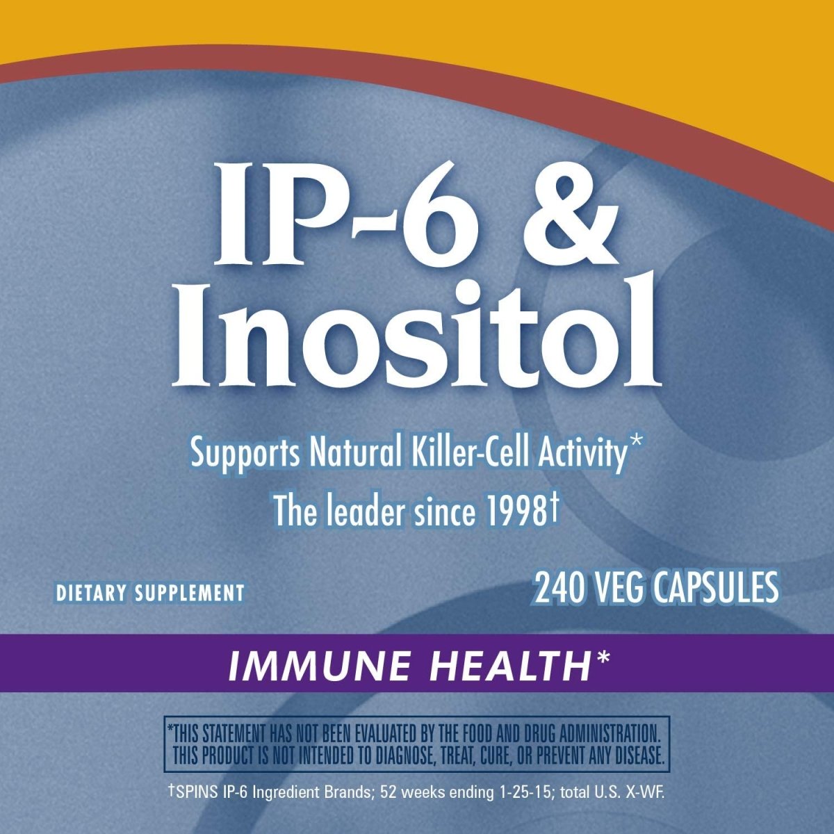 Nature's Way Cell Fort IP-6 & Inositol Supplement, Gluten-Free, Vegan, 240 Capsules