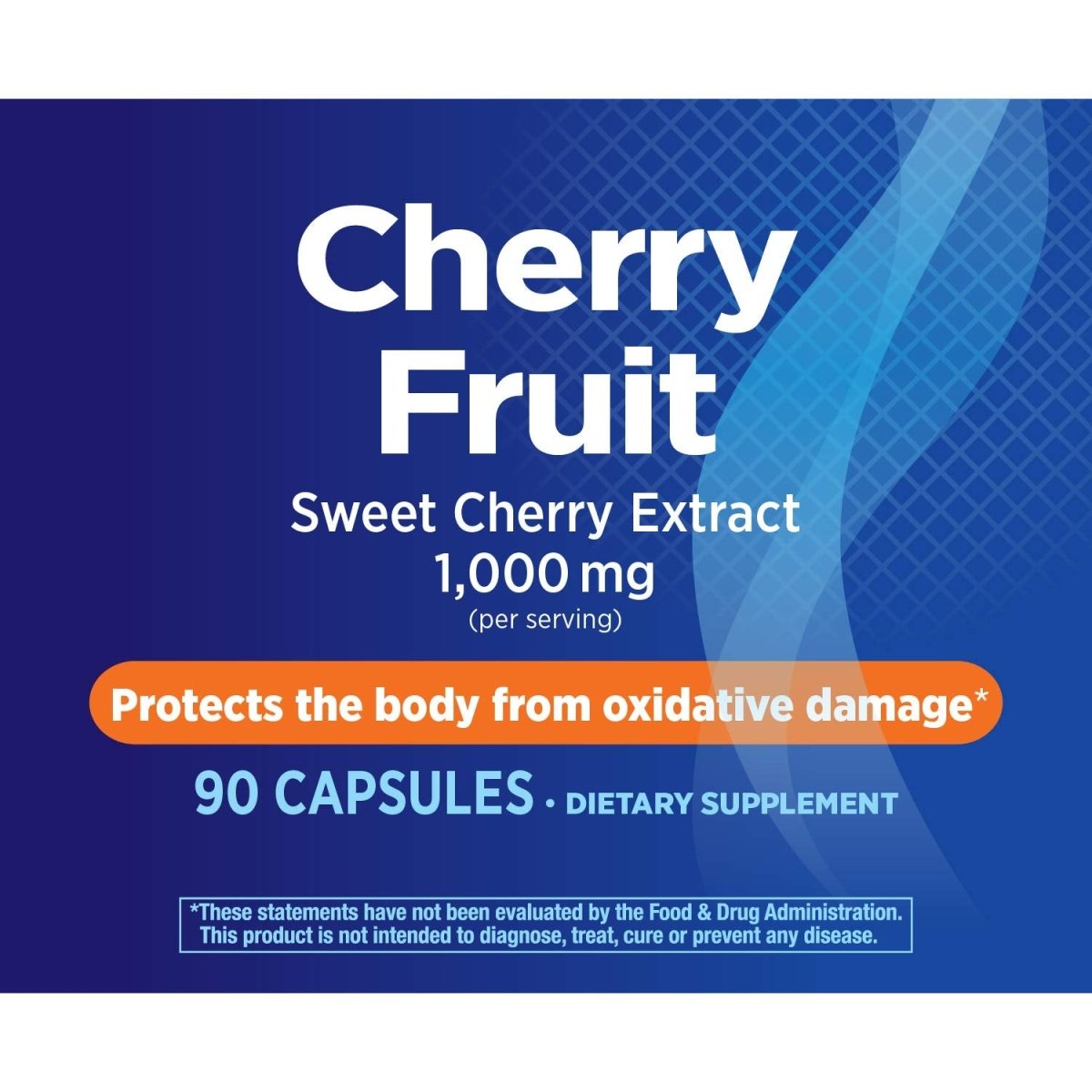 Nature's Way Cherry Fruit, Supports Antioxidant Pathways, 1,000 mg Per Serving, 90 Capsules