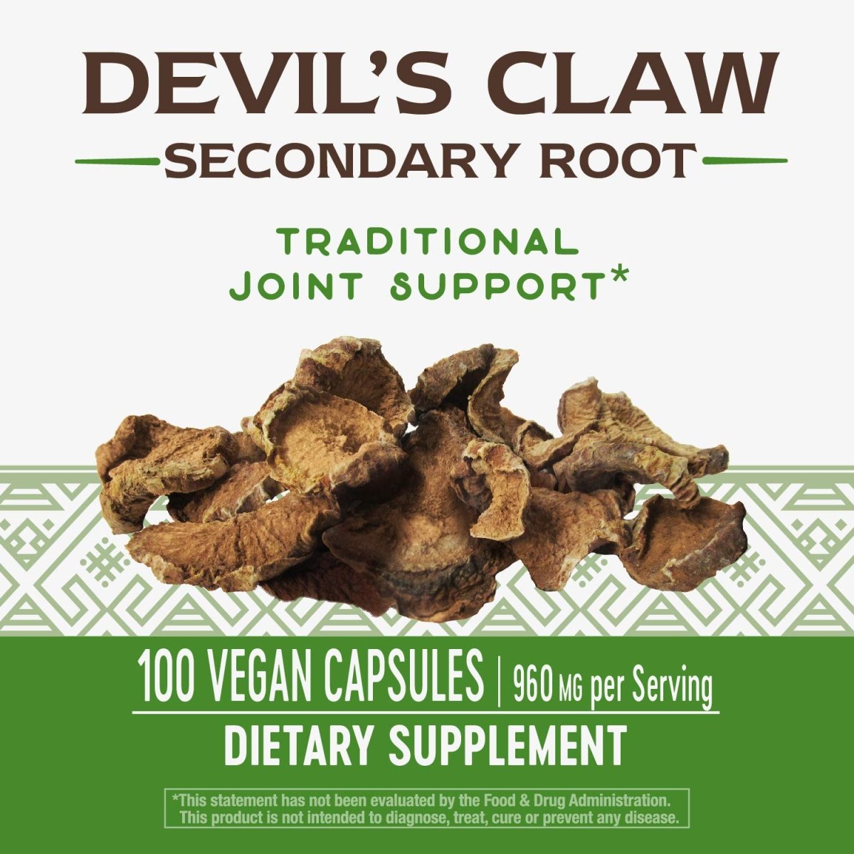 Nature's Way Devil's Claw Secondary Root 480 mg 100 Vcaps