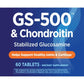 Nature's Way GS-500 & Chondroitin - Stabilized Glucosamine for Healthy Joint Cartilage - 60 Tablets