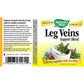 Nature's Way Leg Veins Support Blend; with 6-Herb Blend; Vegan; 60 Vegan Capsules (Pack of 3)