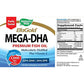 Nature's Way Mega-DHA Softgels, 1000 mg, 60 Count