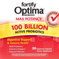 Nature's Way Natures Way Fortify Optima Daily Probiotic, 100 Billion, 15 Strains, Prebiotic, 30 Capsules, 30 Count