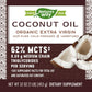 Nature's Way Organic Extra Virgin Coconut Oil, Pure & Unrefined, Cold-Pressed, USDA Organic