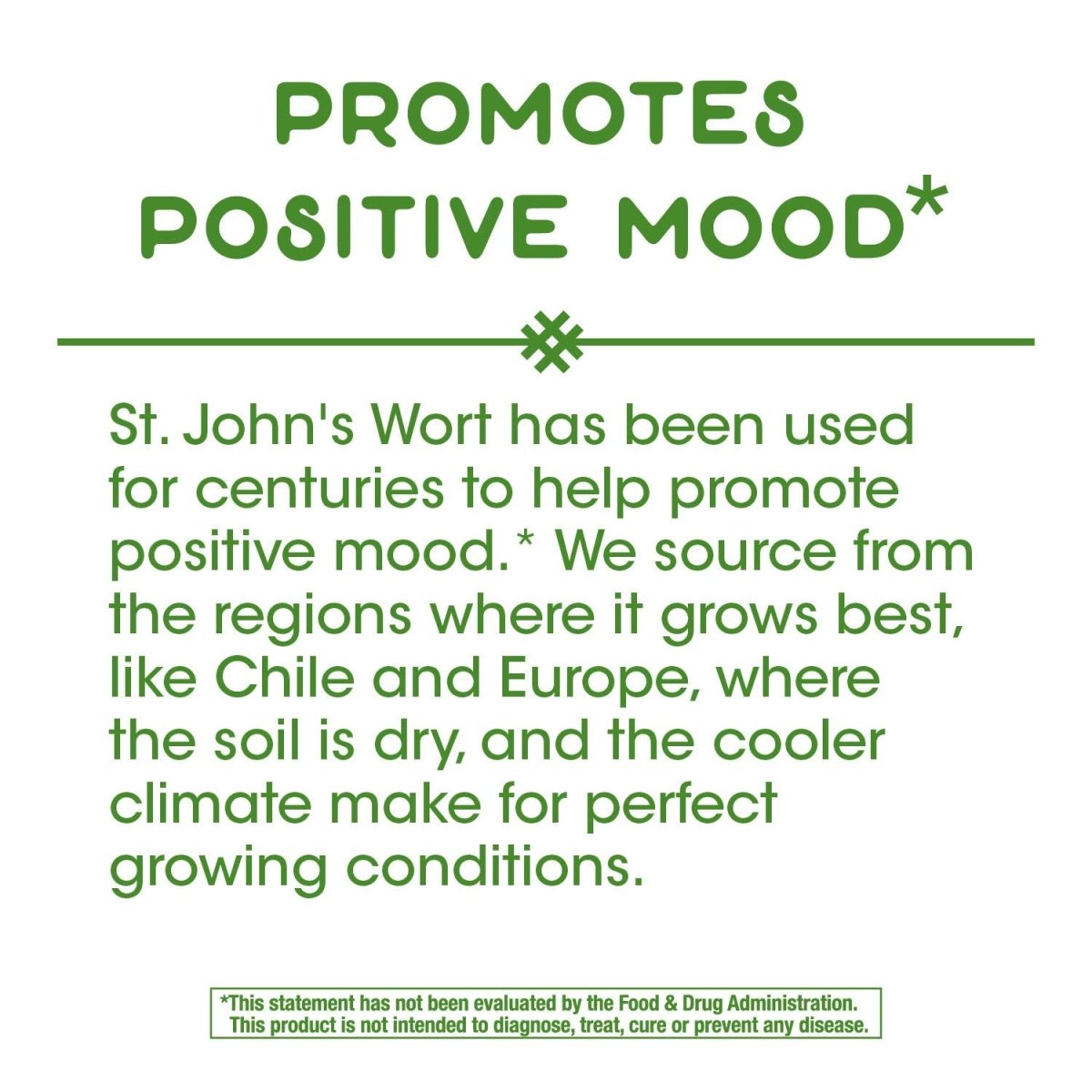 Nature's Way Premium St. John's Wort Herb, Promotes Positive Outlook, 700 mg per serving, 100 Vegan Capsules