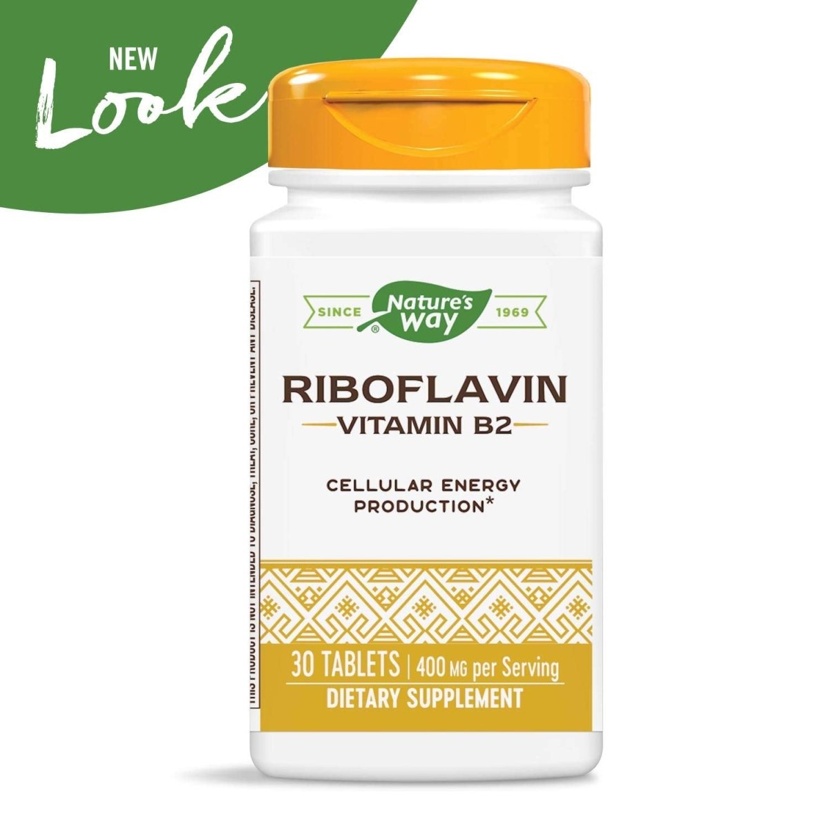 Nature's Way Riboflavin Vitamin B2 Supports Cellular Energy 30 Tablets