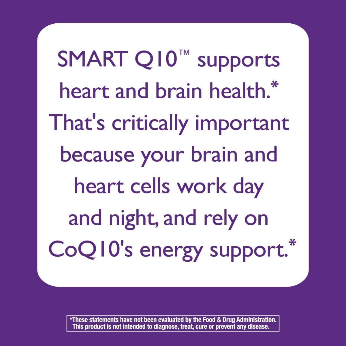 Nature's Way Smart Q10 CoQ10 Maple Nut 30 Chewable Tablets