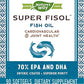 Nature's Way Super Fisol Fish Oil, Supports Heart and Joint Health, 90 Softgels