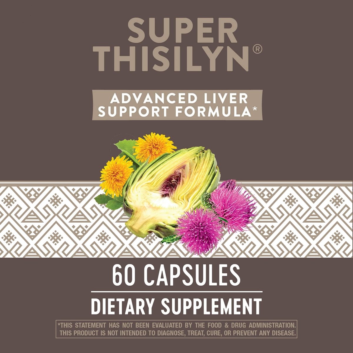 Nature's Way Super Thisilyn Advanced Liver Support Formula, Liver Function Support, 60 Capsules