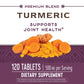 Nature's Way Turmeric Premium Extract Supports Joint Health Non-GMO Project Verified 500mg per Serving 120 Tablets