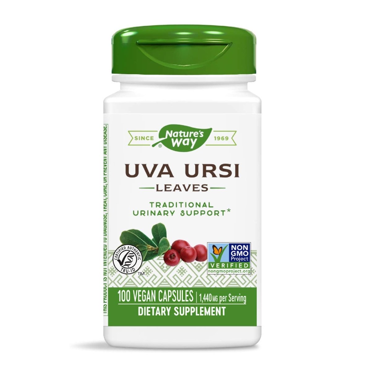 Nature's Way Uva Ursi 1440 mg 100 Capsules (Pack of 6)