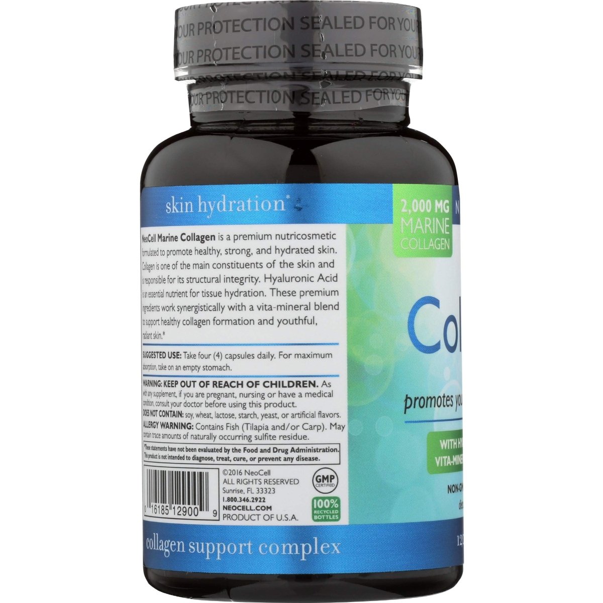 Neocell Fish Collagen Plus - 120 Capsules for Skin and Joint