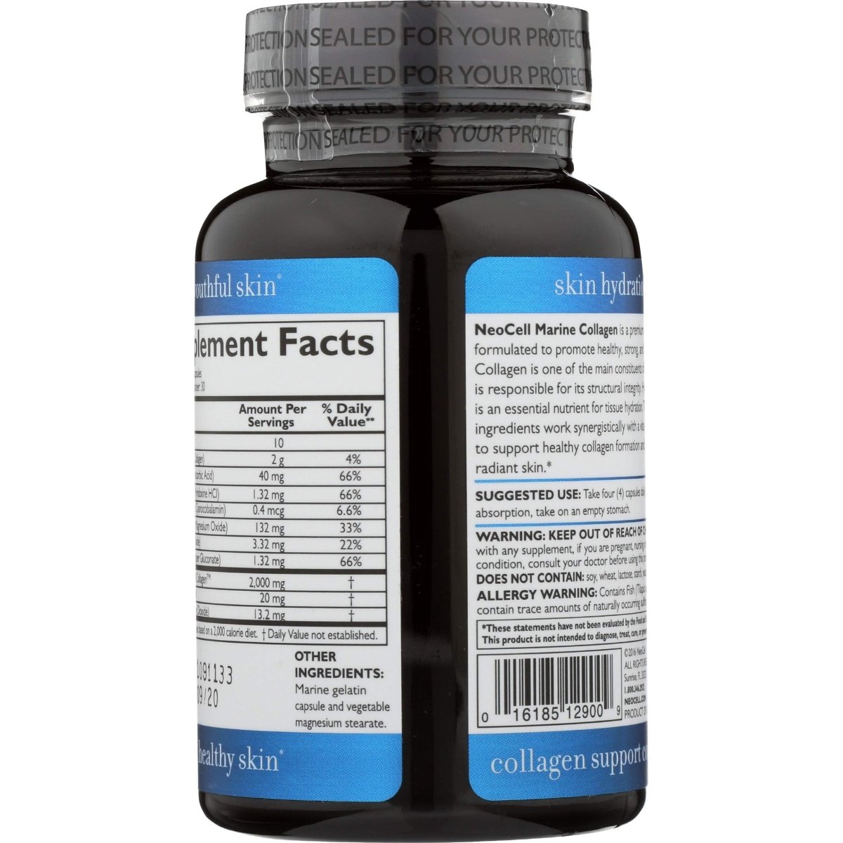 Neocell Fish Collagen Plus - 120 Capsules for Skin and Joint