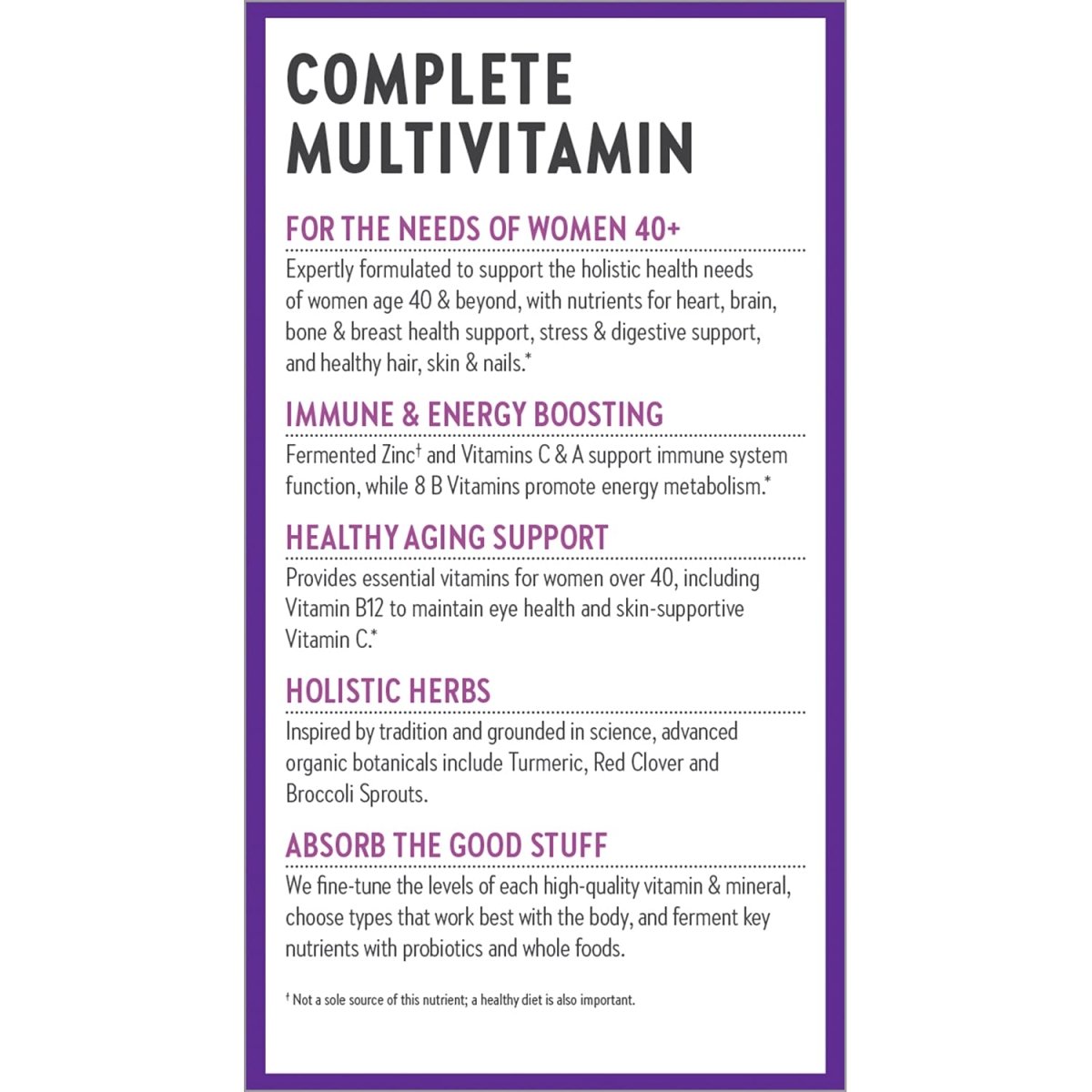 New Chapter Every Woman One Daily 40+ 48 Tablets