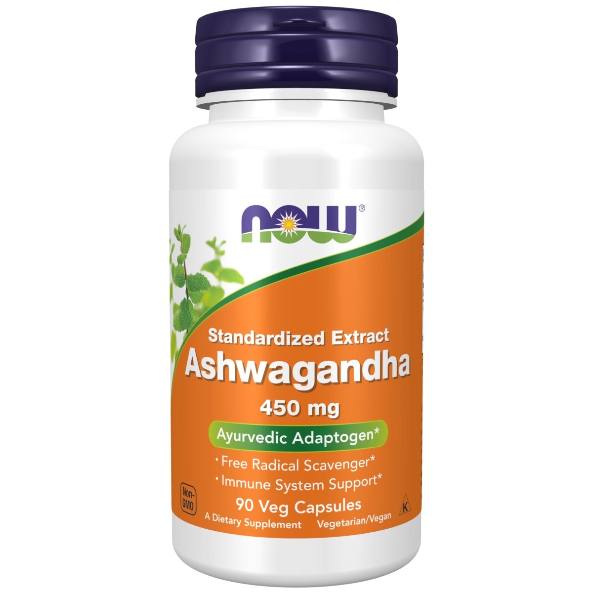 Now Foods Ashwagandha 450 mg 90 Vcaps - 4603