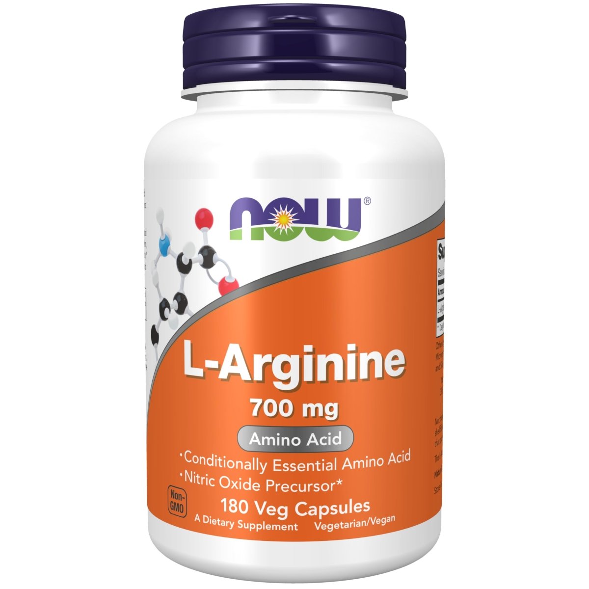 Now Foods L-Arginine 700 mg 180 Vcaps - 0033
