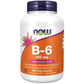NOW Supplements, Vitamin B-6 (Pyridoxine HCl) 100 mg, Cardiovascular Health, 250 Veg Capsules