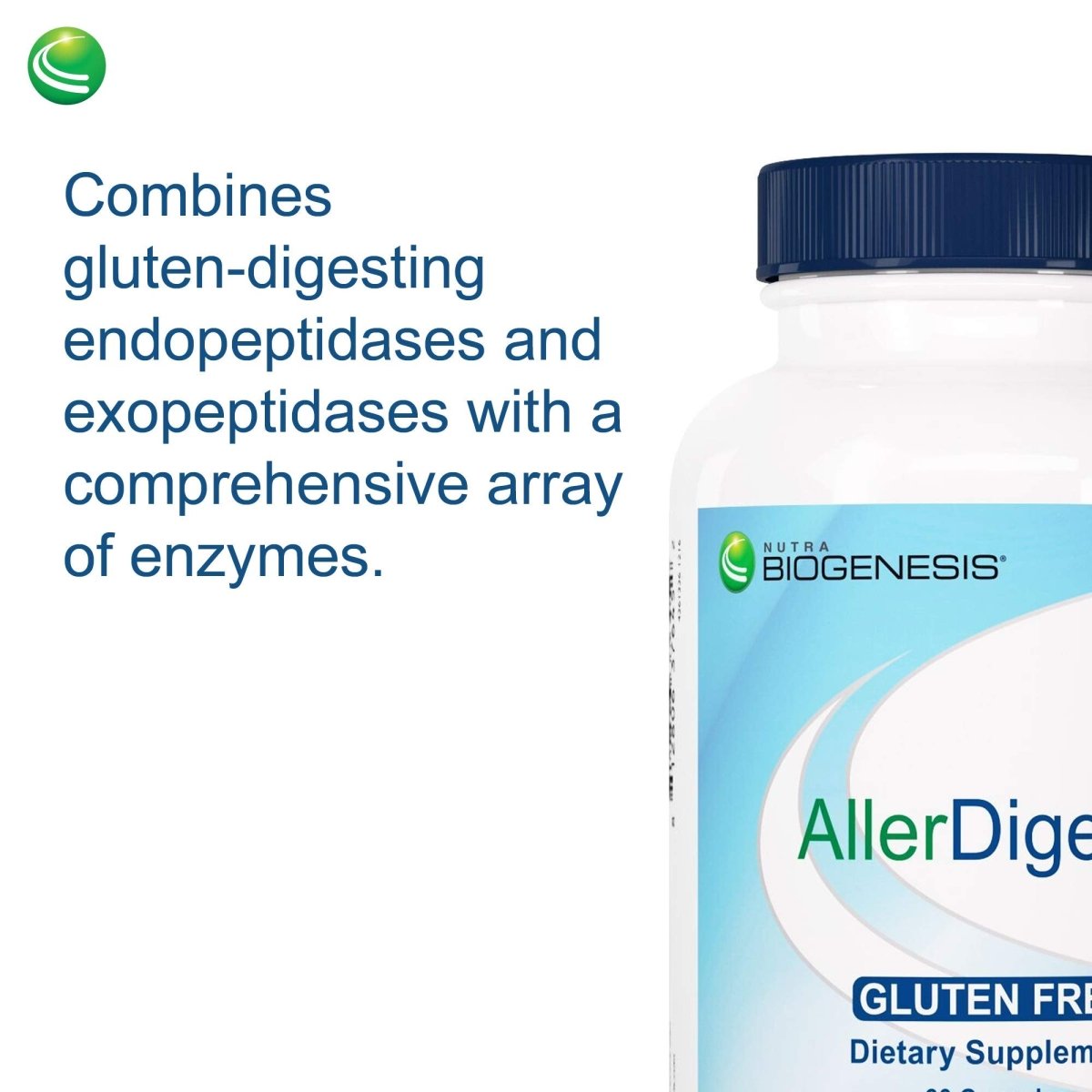 Nutra BioGenesis - AllerDigest - Gluten Free - 60 Capsules