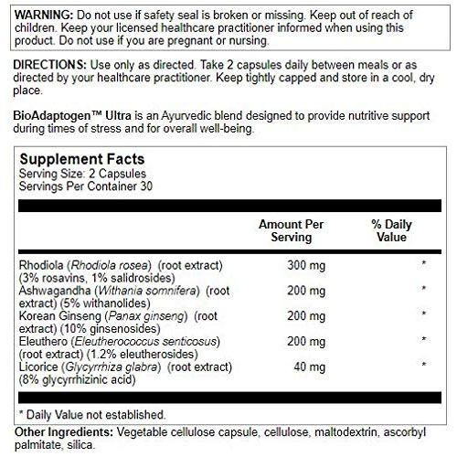 Nutra BioGenesis BioAdaptogen Ultra 60 Capsules PN