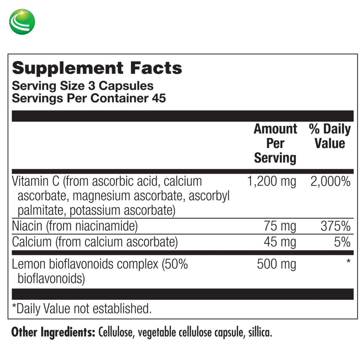 Nutra BioGenesis BioPotent C 135 Capsules