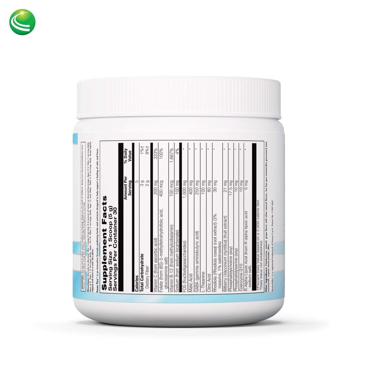 Nutra BioGenesis - Focus Fizz Powder - - 150 g