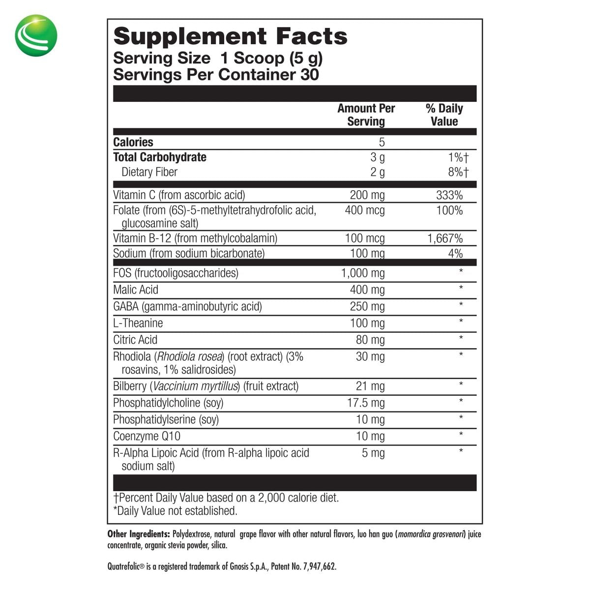 Nutra BioGenesis - Focus Fizz Powder - - 150 g