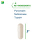 Nutra BioGenesis - InflamaZyme - Pancreatin, Nattokinase and Trypsin to Help Support Healthy Immune Response, Joints and GI Tract - Gluten Free - 90 Capsules