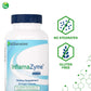 Nutra BioGenesis - InflamaZyme - Pancreatin, Nattokinase and Trypsin to Help Support Healthy Immune Response, Joints and GI Tract - Gluten Free - 90 Capsules