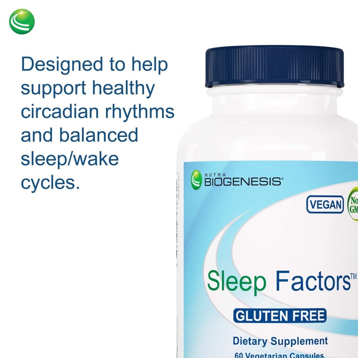 Nutra BioGenesis Sleep Factors, 60 Capsules