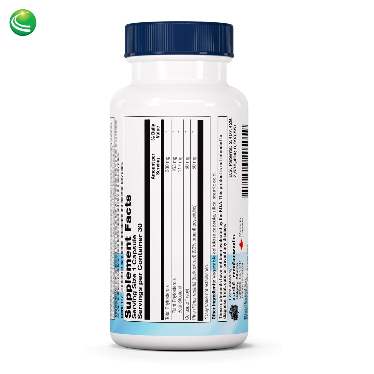 Nutra BioGenesis Sterol 117 30 Capsules
