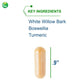 Nutra BioGenesis - White Willow Forte - White Willow Bark, Boswellia and Turmeric to Help Support Body Comfort and Cytokine Balance 10253 - 30 Capsules
