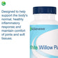 Nutra BioGenesis - White Willow Plus - White Willow Bark Extract, Caffeine, Curcumin and BioPerine to Help Support Body's Normal Response - Gluten Free, Vegan, Non-GMO - 60 Capsules