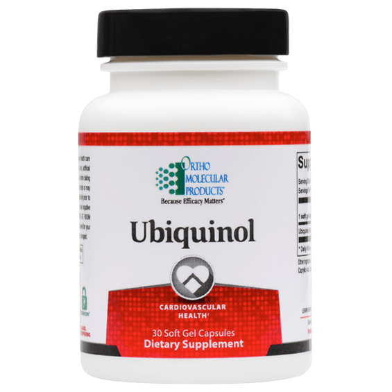 Ortho Molecular Ubiquinol 30 Softgels