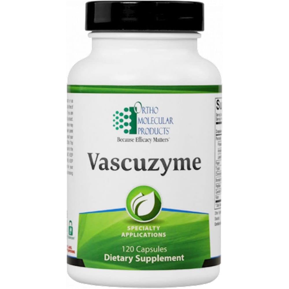 Ortho Molecular Vascuzyme 120 Capsules